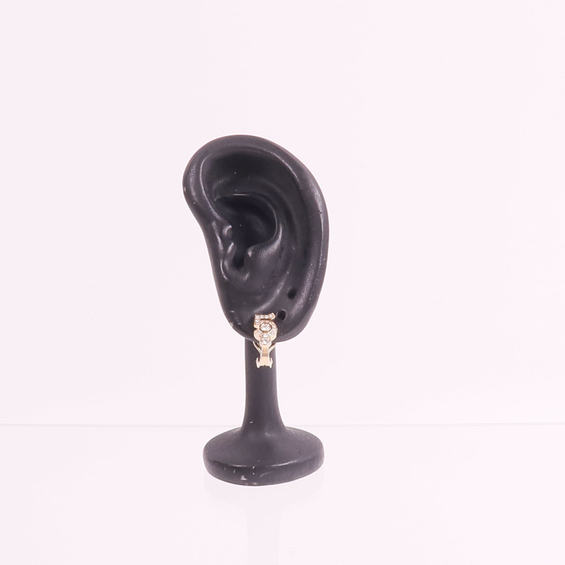 CHANEL 18K玫瑰金Eternal No.5 Earring鑽石耳環-7