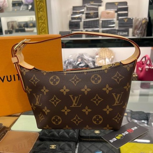東區正精品㊣LV M27509 Pochette Hills 全新老花單把飯盒包手提包 RZ6476-4
