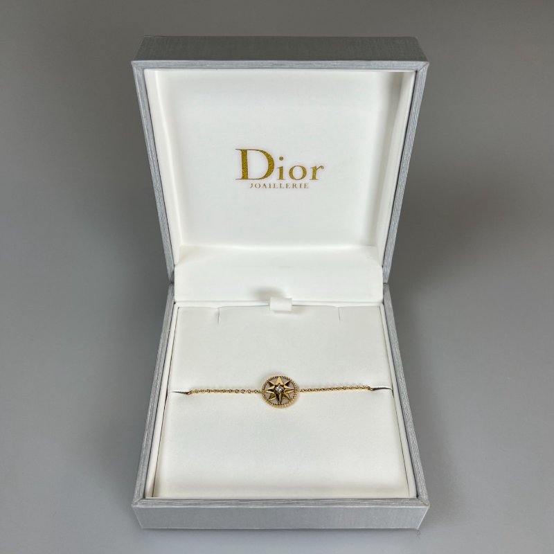 DIOR 3.0g 白母貝Rose des Vents 手鍊-0