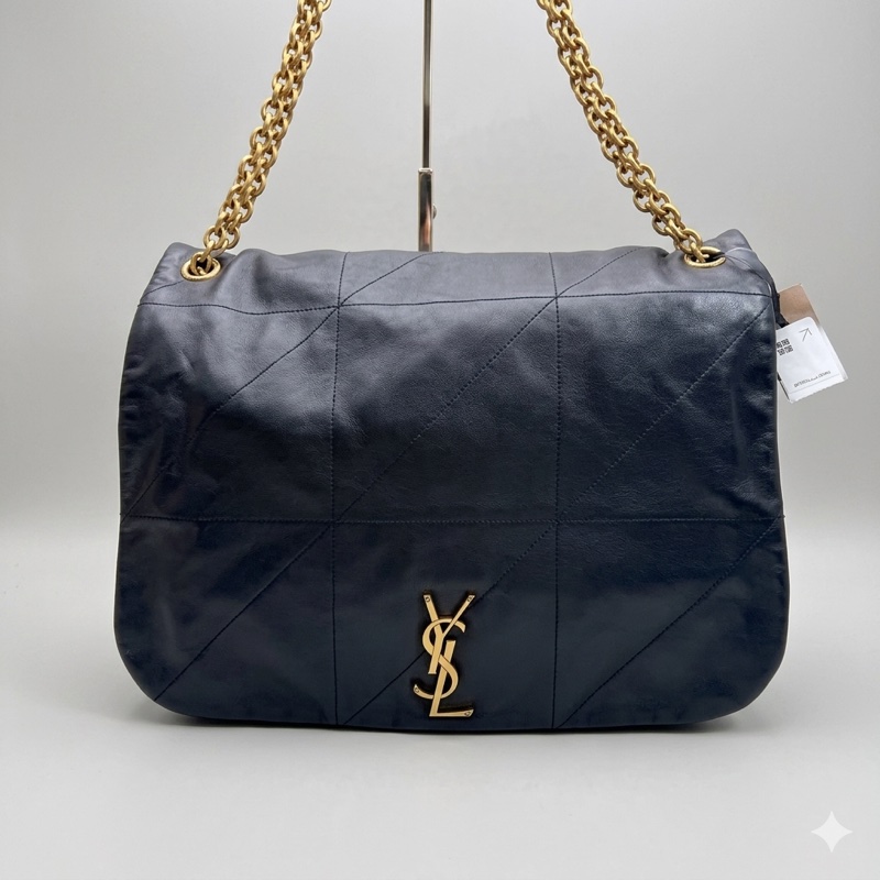 Saint laurent JAMIE系列 黑金羊皮 尺寸:43 *29 * 9-4
