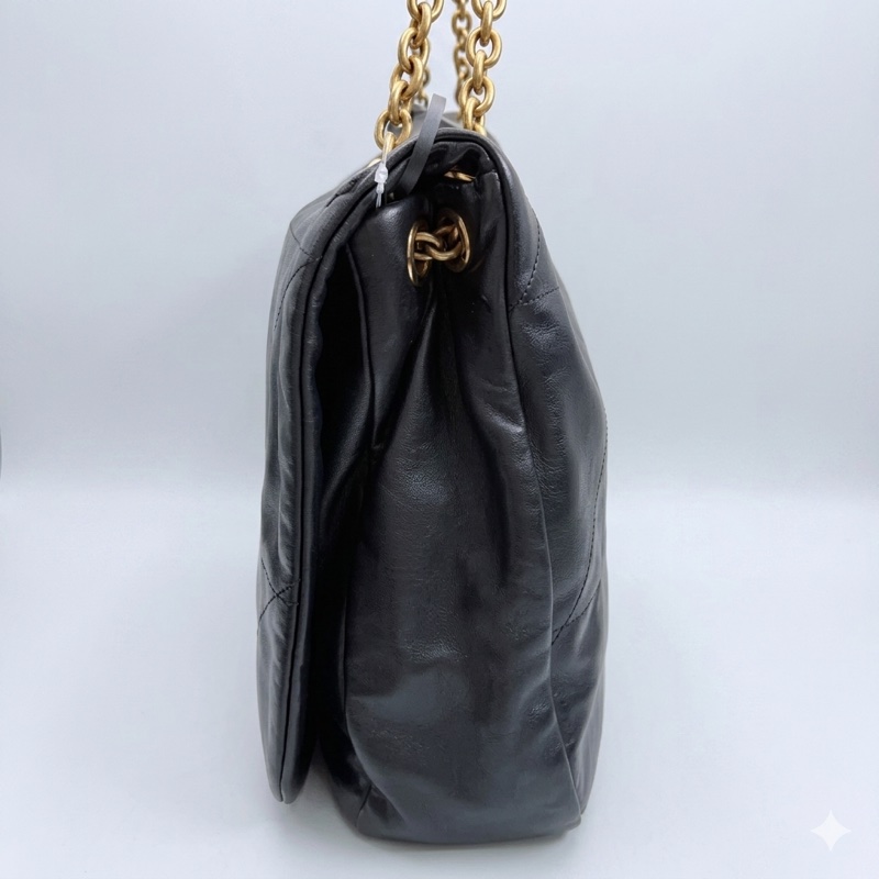 Saint laurent JAMIE系列 黑金羊皮 尺寸:43 *29 * 9-7