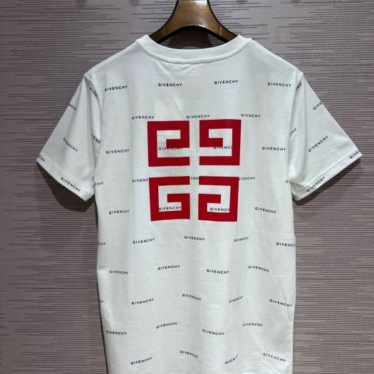 💎Han's house精品服飾💎 GIVENCHY 紀梵希 滿版 LOGO 短T 現貨 青年款=男 成人款 XS S 原價10000-0