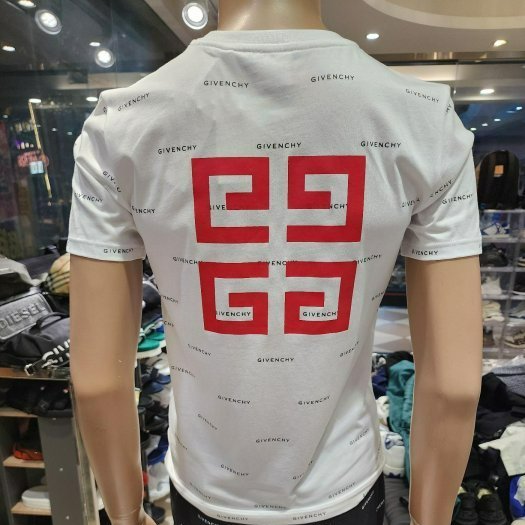 💎Han's house精品服飾💎 GIVENCHY 紀梵希 滿版 LOGO 短T 現貨 青年款=男 成人款 XS S 原價10000-6