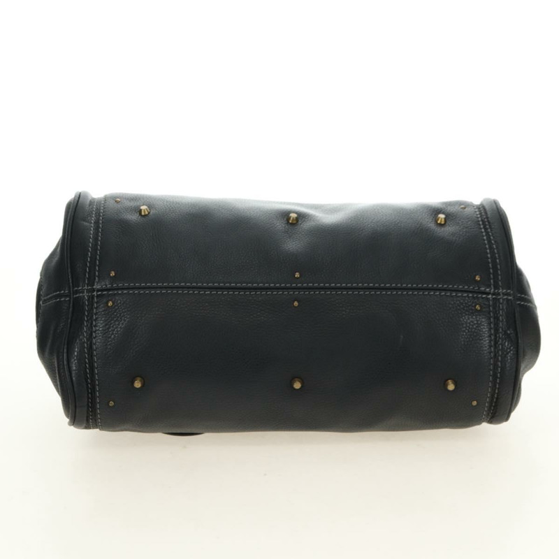 【日本直送】Chloe Paddington 手提包 真皮 黑色 金 銀色 正品 ki6650M-4
