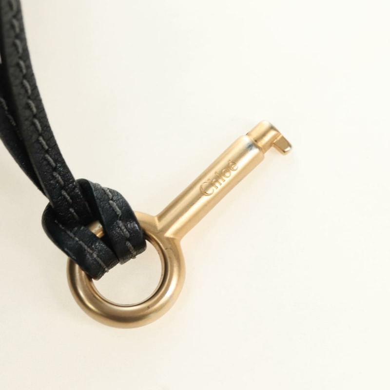 【日本直送】Chloe Paddington 手提包 真皮 黑色 金 銀色 正品 ki6650M-8