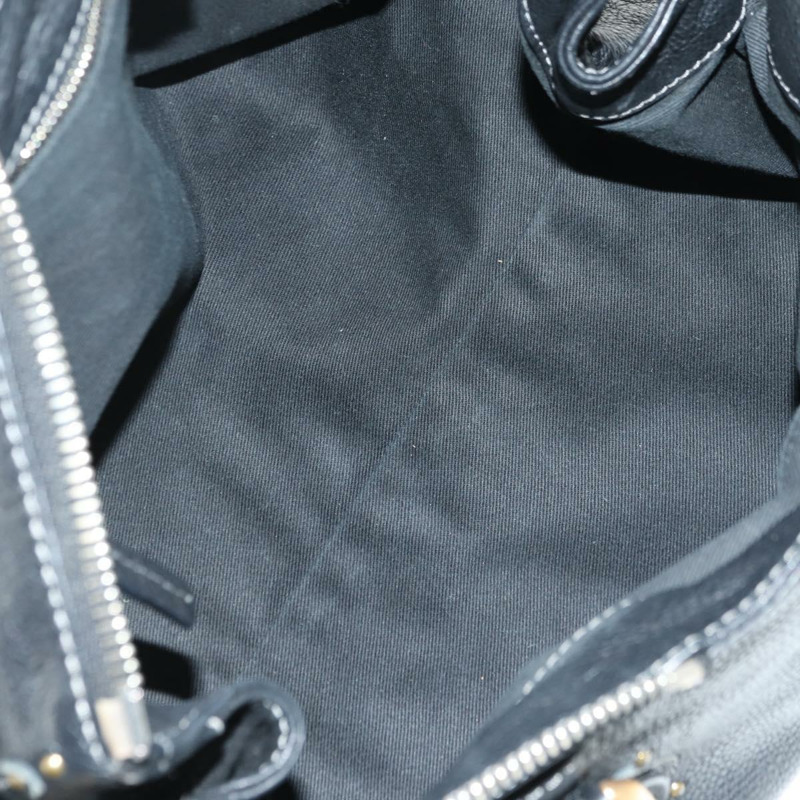 【日本直送】Chloe Paddington 手提包 真皮 黑色 金 銀色 正品 ki6650M-9