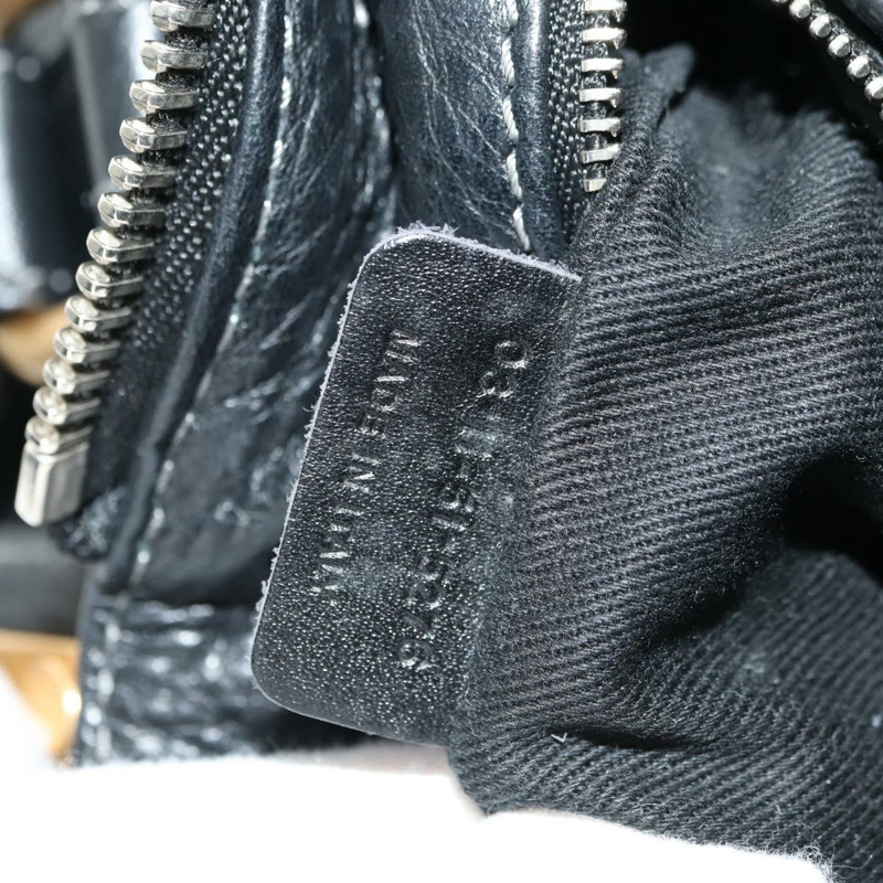 【日本直送】Chloe Paddington 手提包 真皮 黑色 金 銀色 正品 ki6650M-10