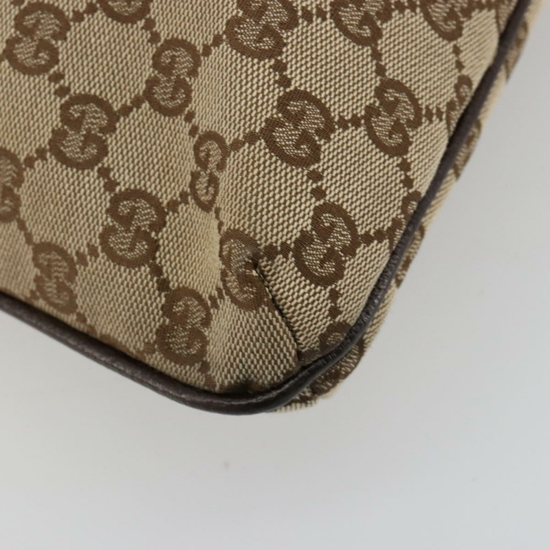 【日本直送】GUCCI GG帆布肩背包 米色 銀色 122791 正品 181573A-15