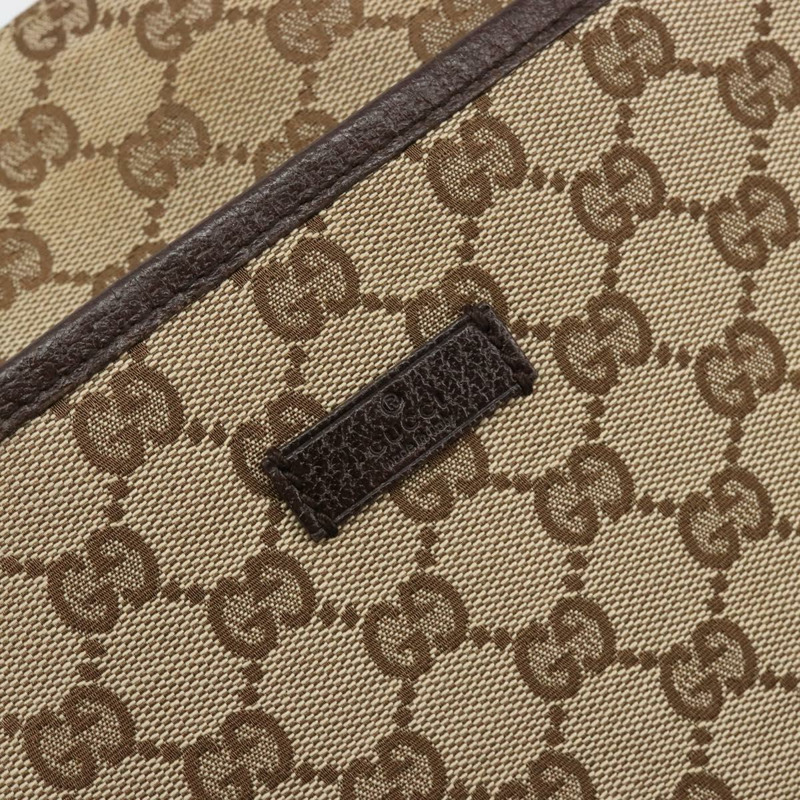 【日本直送】GUCCI GG帆布肩背包 米色 銀色 122791 正品 181573A-16