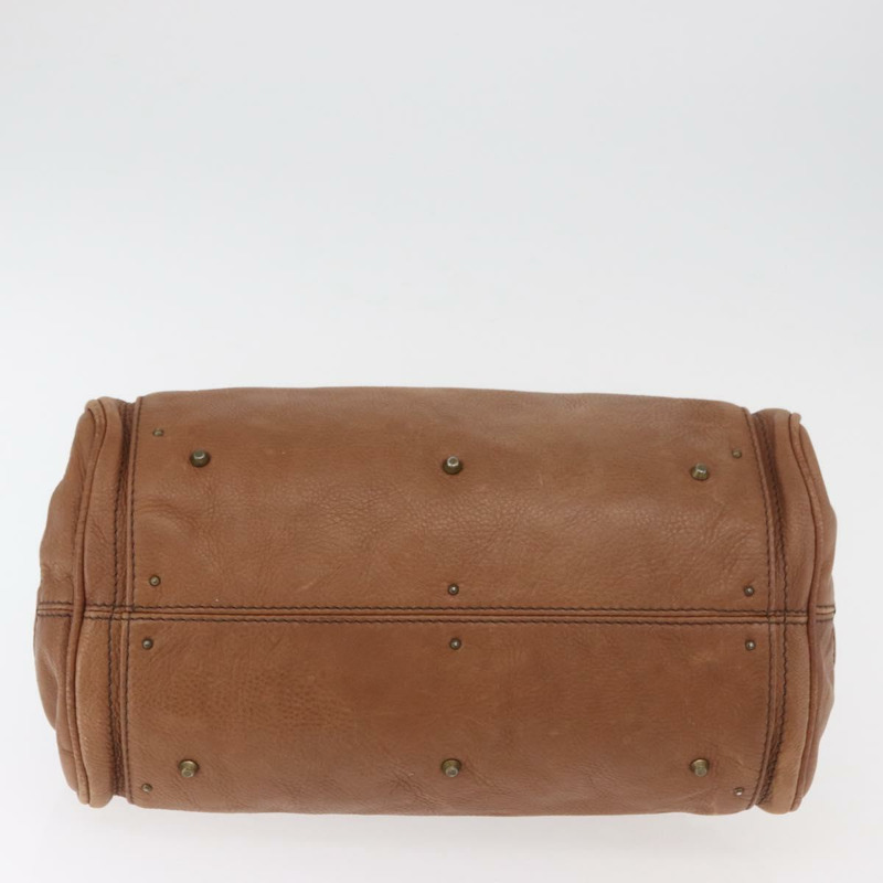 【日本直送】Chloe Paddington 手提包 皮革 棕色 金銀色 正品 BA13024M-4