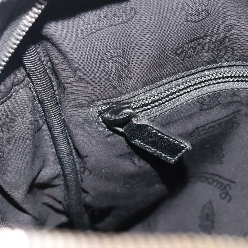 【日本直送】GUCCI GG 經典單肩包 PVC 黑色銀色 201448 正品 am11696V-21