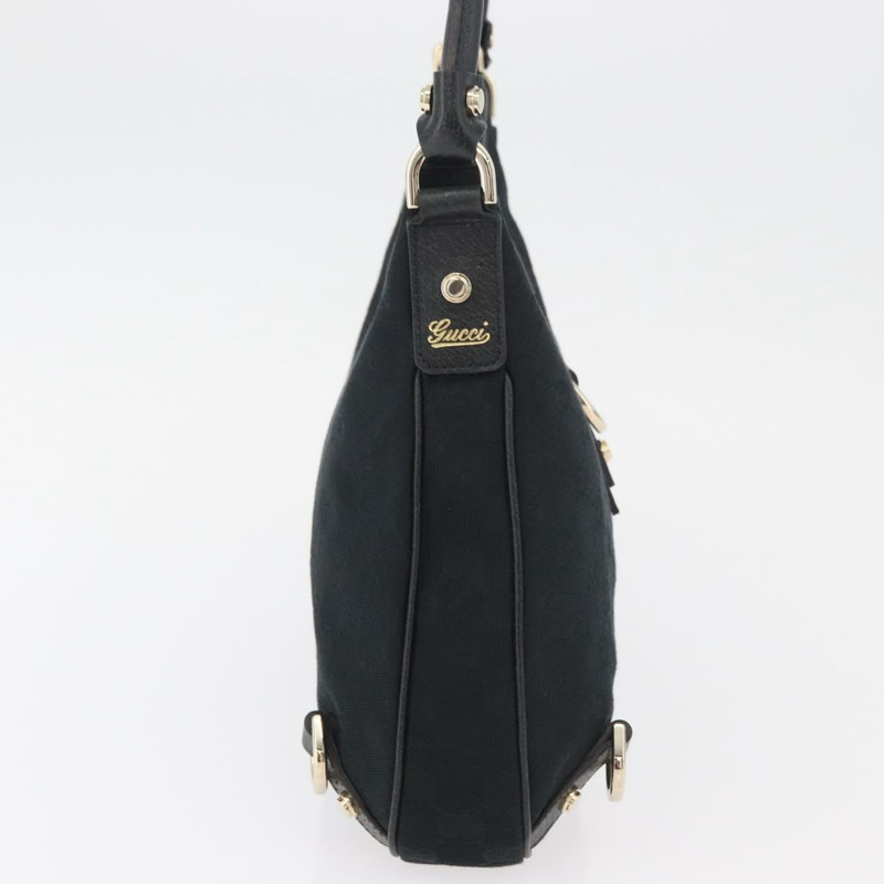 【日本直送】GUCCI Abbey GG帆布單肩包 黑色 金色 130738 正品 yk20411SAV-3