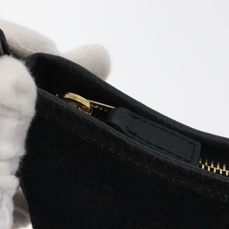 【日本直送】GUCCI Abbey GG帆布單肩包 黑色 金色 130738 正品 yk20411SAV-8