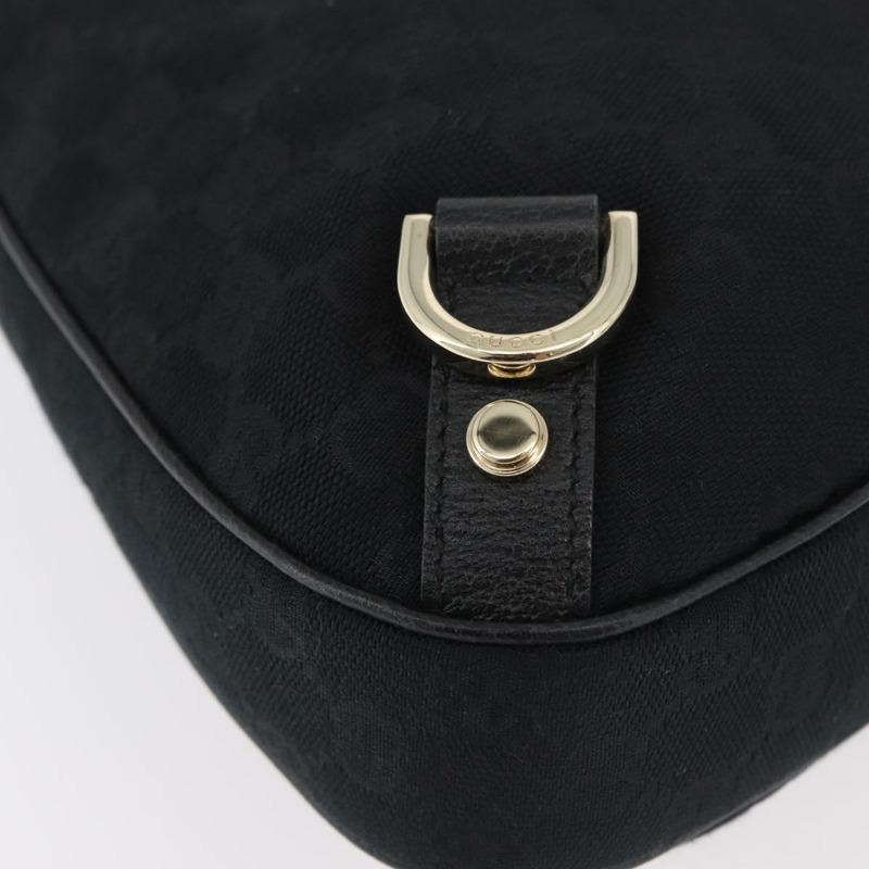 【日本直送】GUCCI Abbey GG帆布單肩包 黑色 金色 130738 正品 yk20411SAV-15