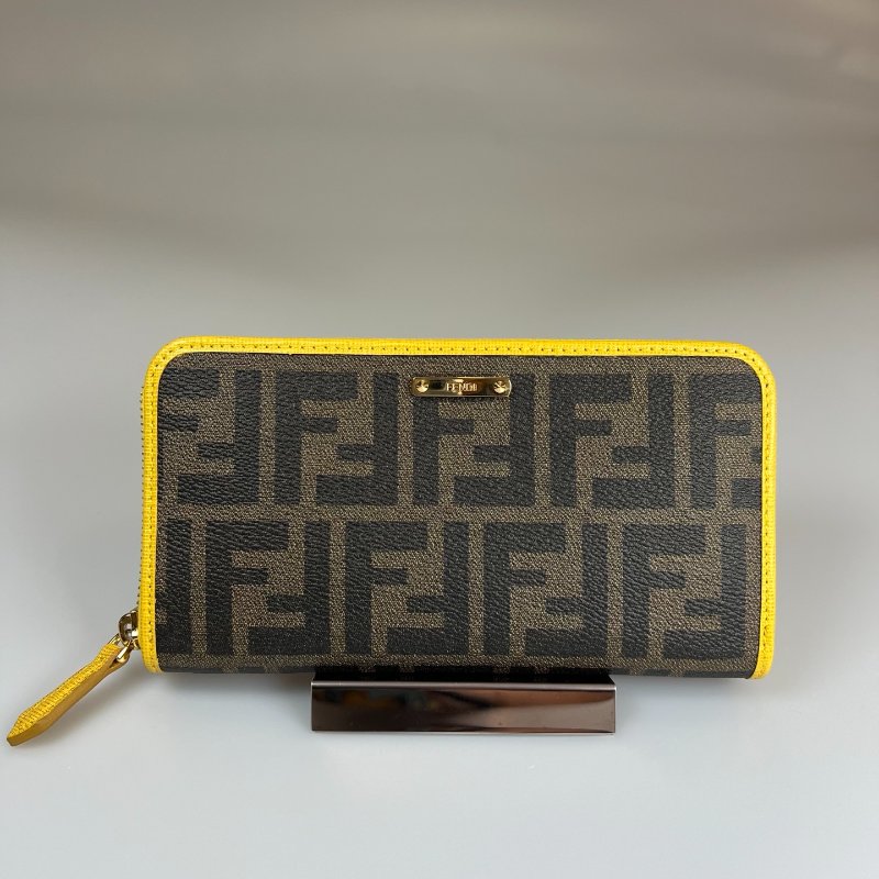 FENDI 老花拉鍊長夾-0