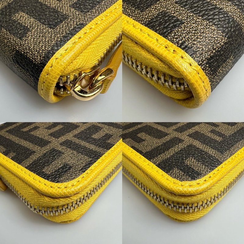 FENDI 老花拉鍊長夾-9