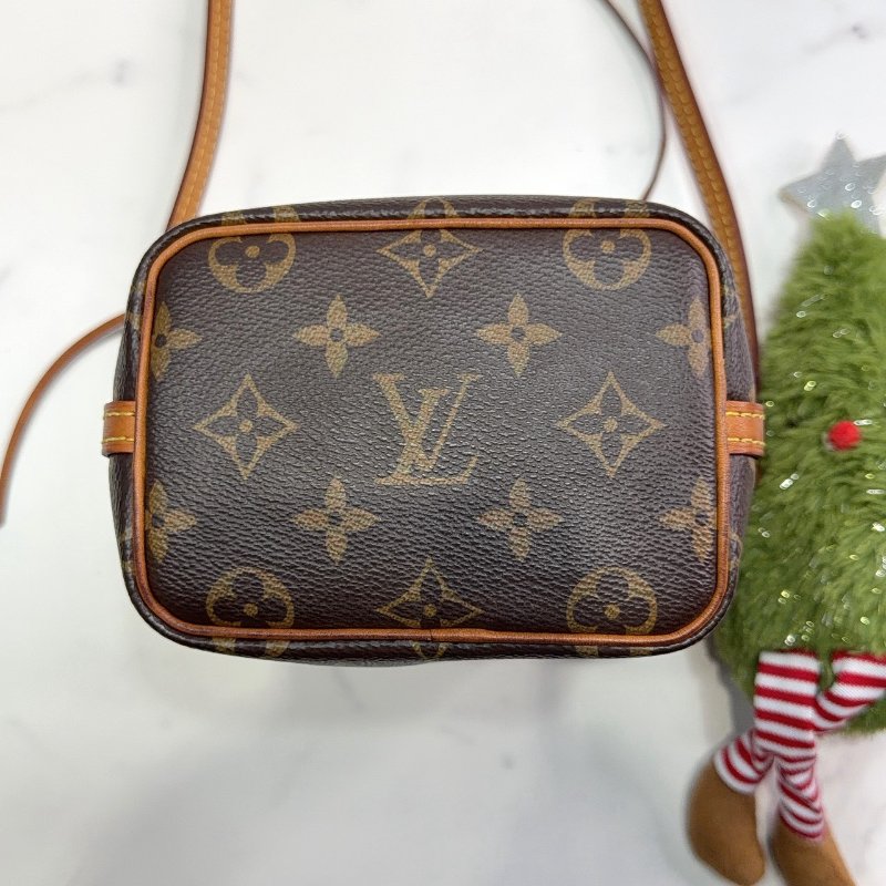 LV Nano Noe迷你老花束口水桶包-6