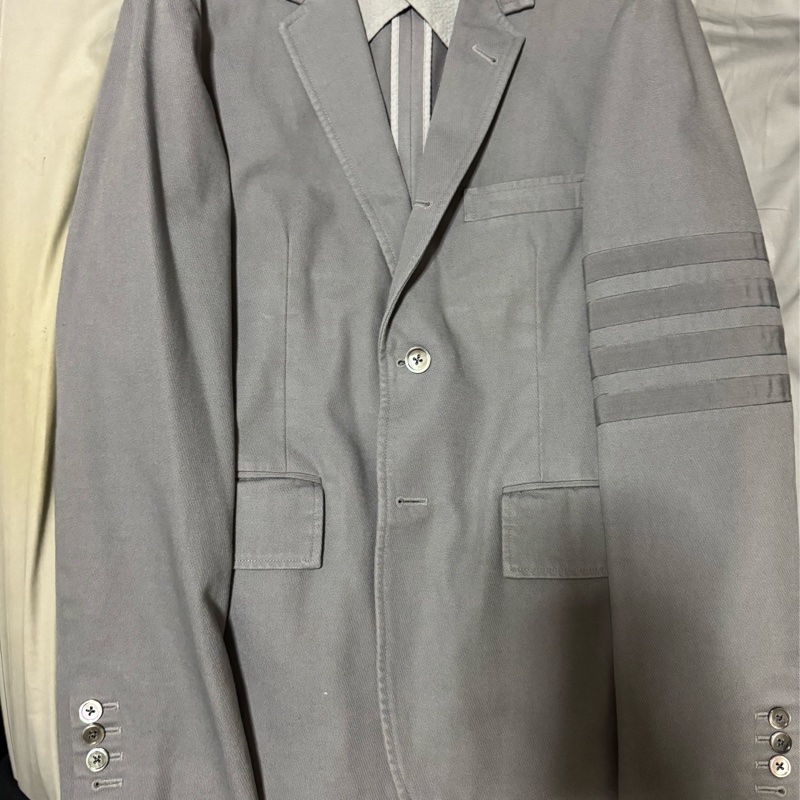 THOM BROWNE.灰色西裝外套-2