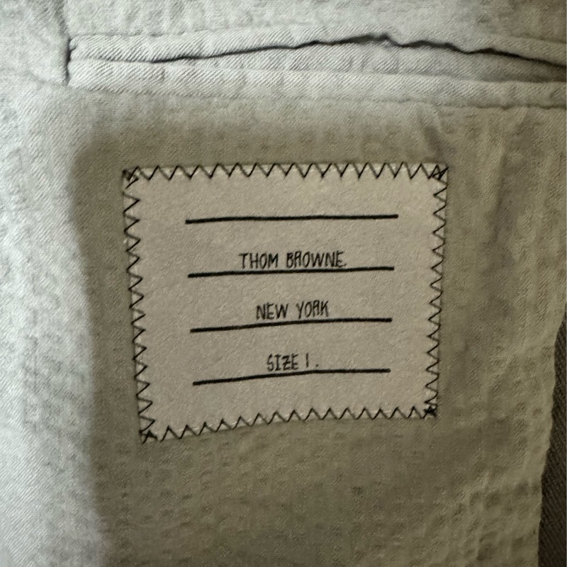 THOM BROWNE.灰色西裝外套-7
