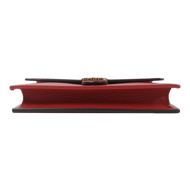 GUCCI 牛皮皮革Chain Shoulder鏈帶肩背袋-3