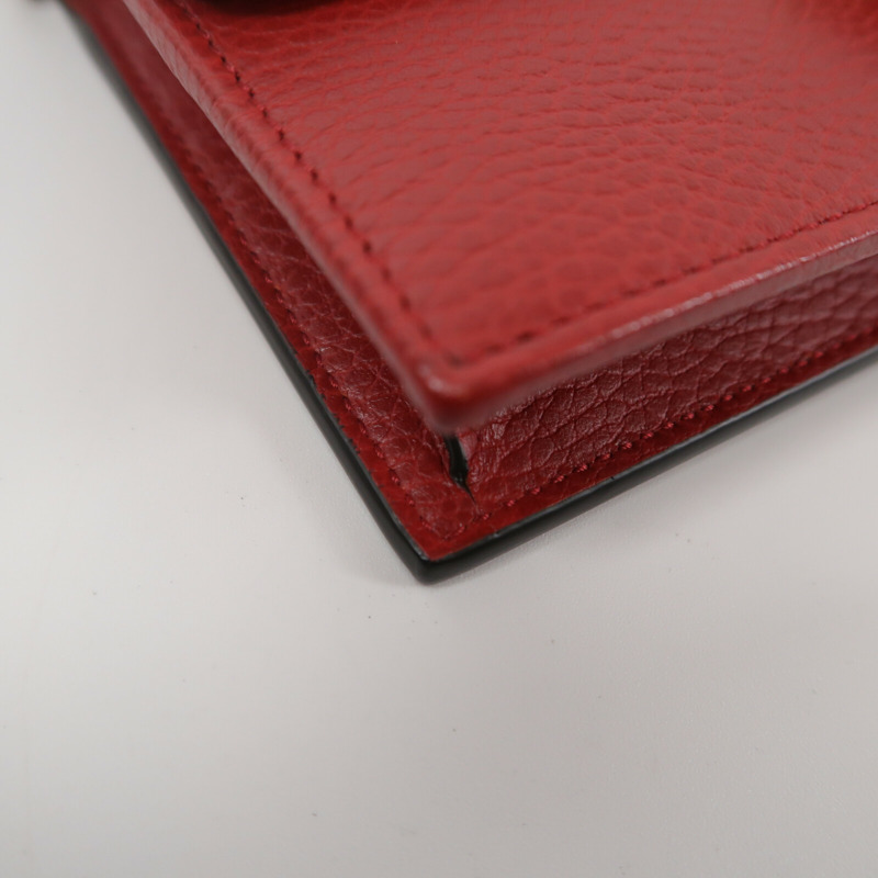 GUCCI 牛皮皮革Chain Shoulder鏈帶肩背袋-9