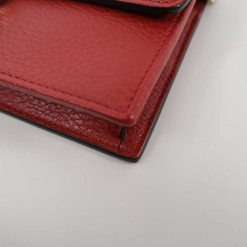 GUCCI 牛皮皮革Chain Shoulder鏈帶肩背袋-10