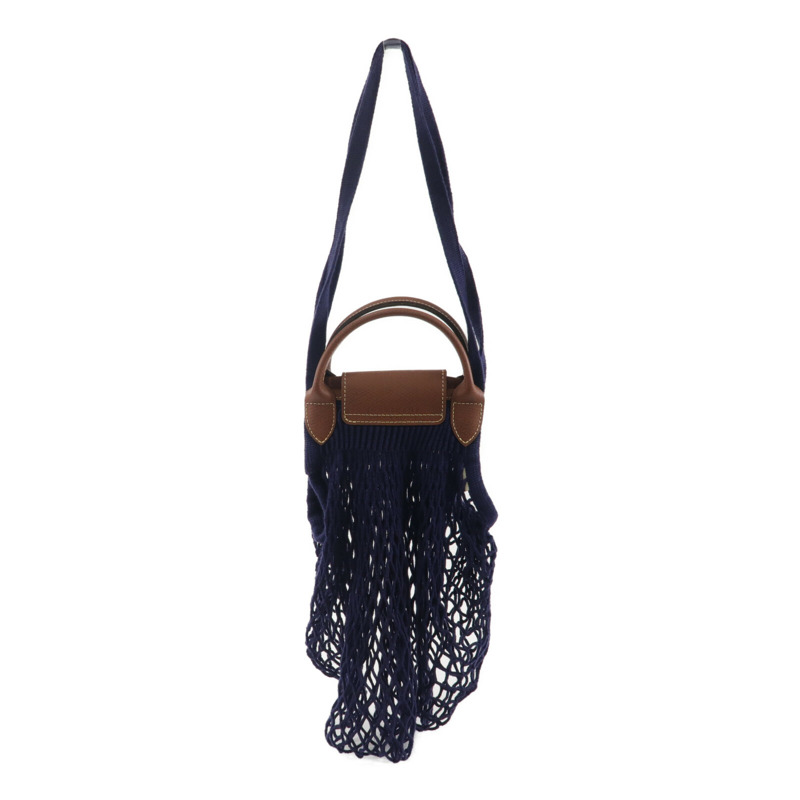 Longchamp 棉布Le Pliage Filet手挽肩背兩用袋-1