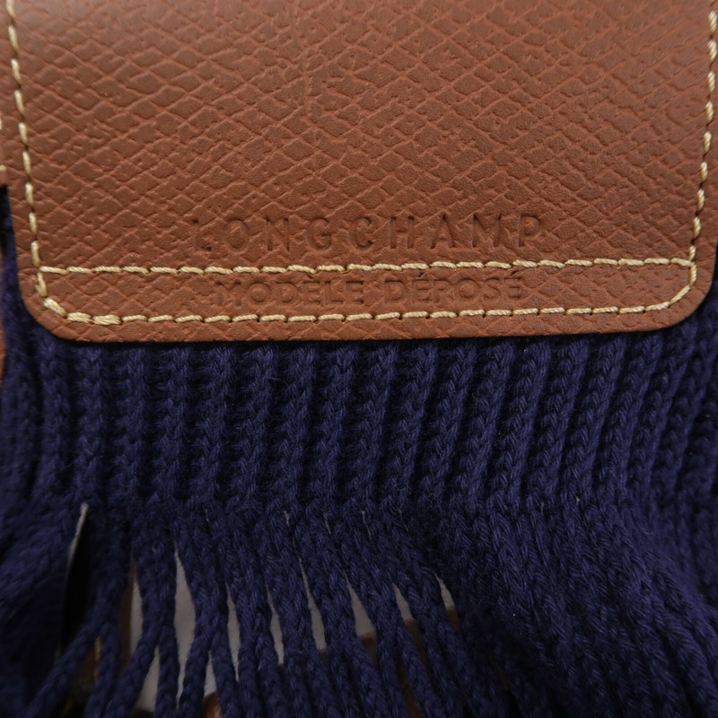 Longchamp 棉布Le Pliage Filet手挽肩背兩用袋-5