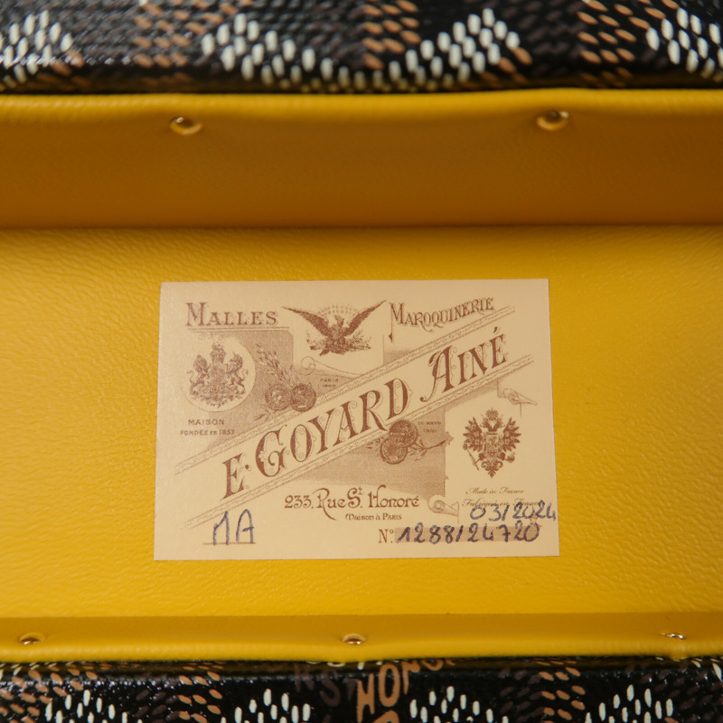 GOYARD 塗層帆布/牛皮皮革Sac Malle Cassette PM肩背袋-7