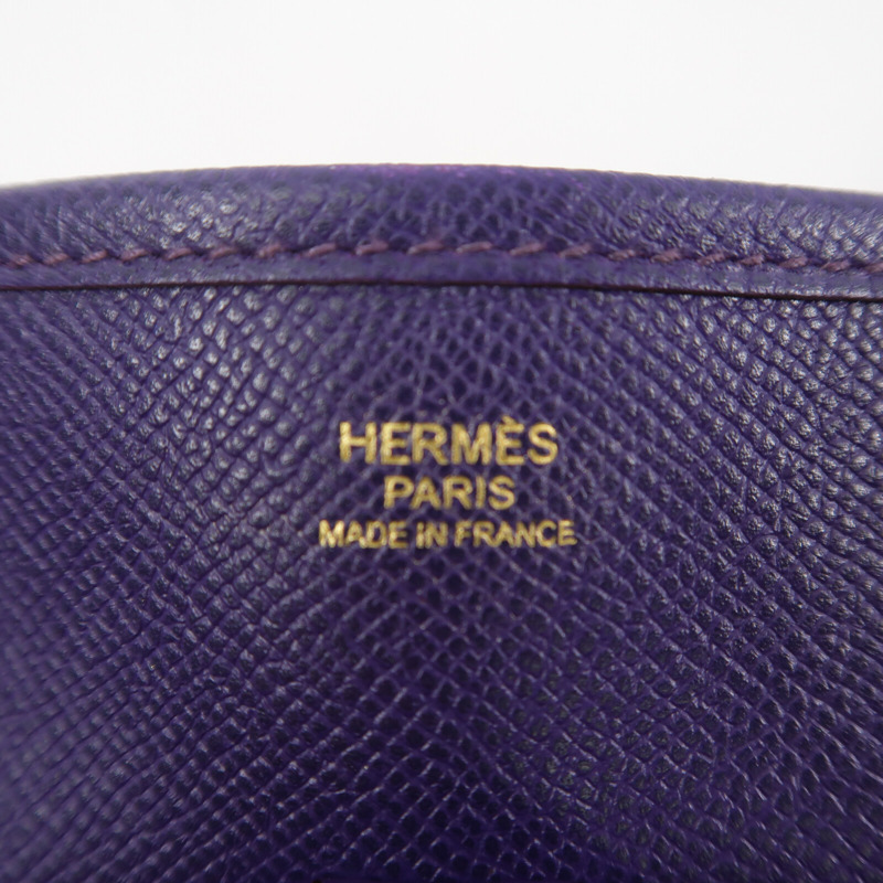 HERMES Epsom皮革Evelyne PM肩背袋Iris-6