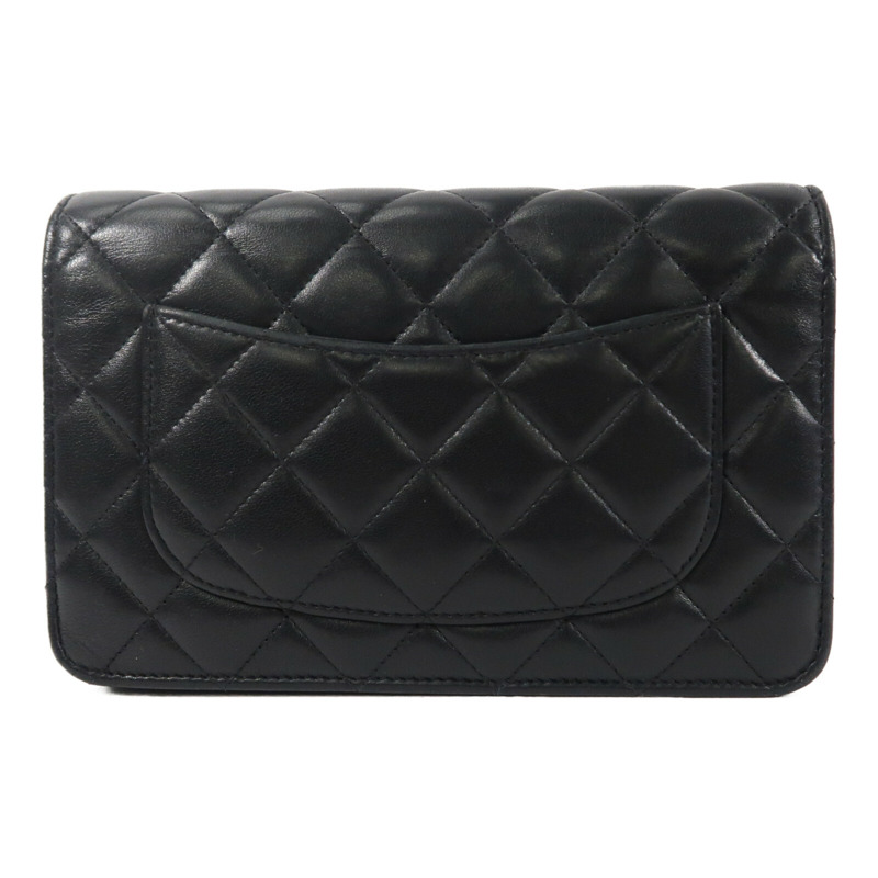 CHANEL 羊皮皮革WOC Wallet On Chain鏈帶肩背袋-1