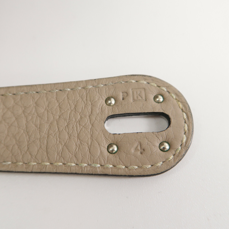 HERMES Clemence皮革Lindy 34手挽肩背兩用袋Gris Tourterelle-7