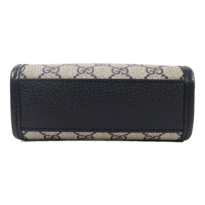 GUCCI 塗層帆布GG Supreme手挽肩背兩用袋-3