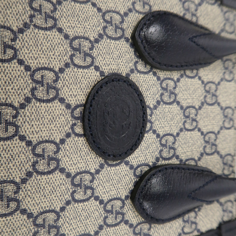 GUCCI 塗層帆布GG Supreme手挽肩背兩用袋-6