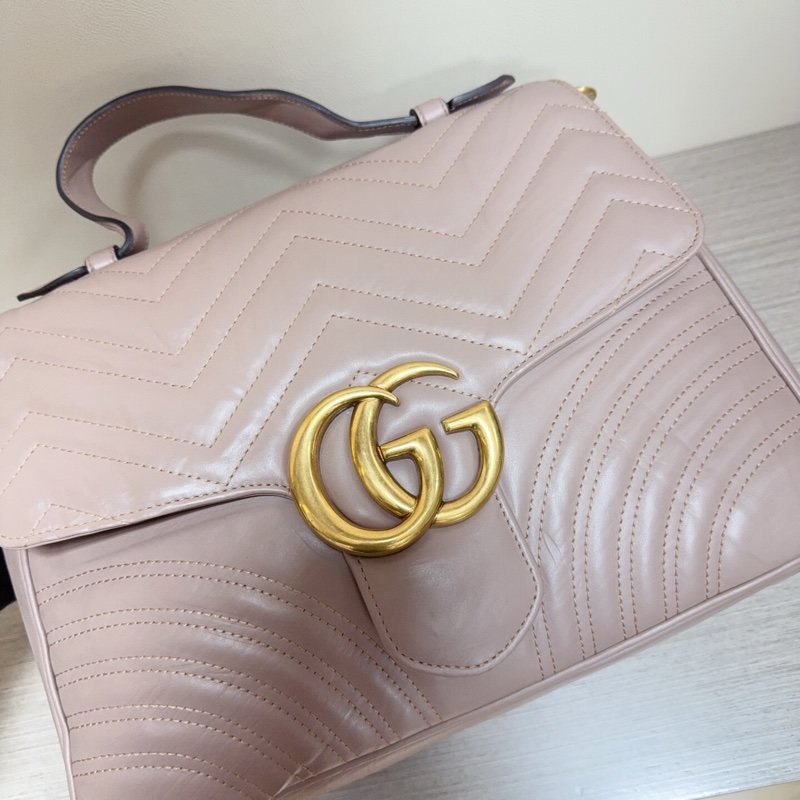 未使用GUCCI/古馳 Marmont系列馬蒙大號郵差包-2