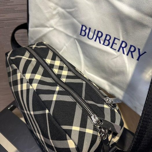 💎Han's house精品服飾💎BURBERRY Paddy 格紋 刺繡戰馬 相機包 原價36900-5