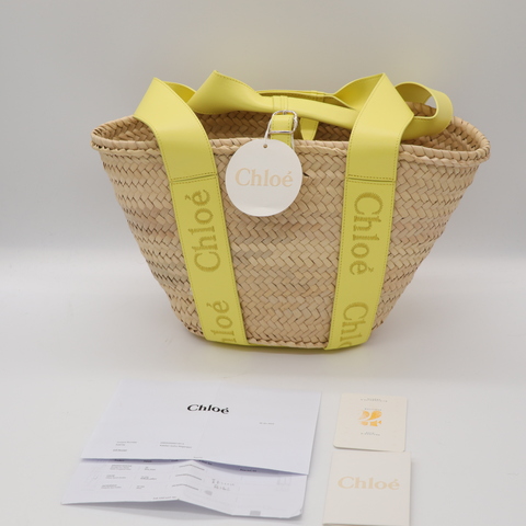 Chloé 蔻伊 Sense Basket 中號 草編包