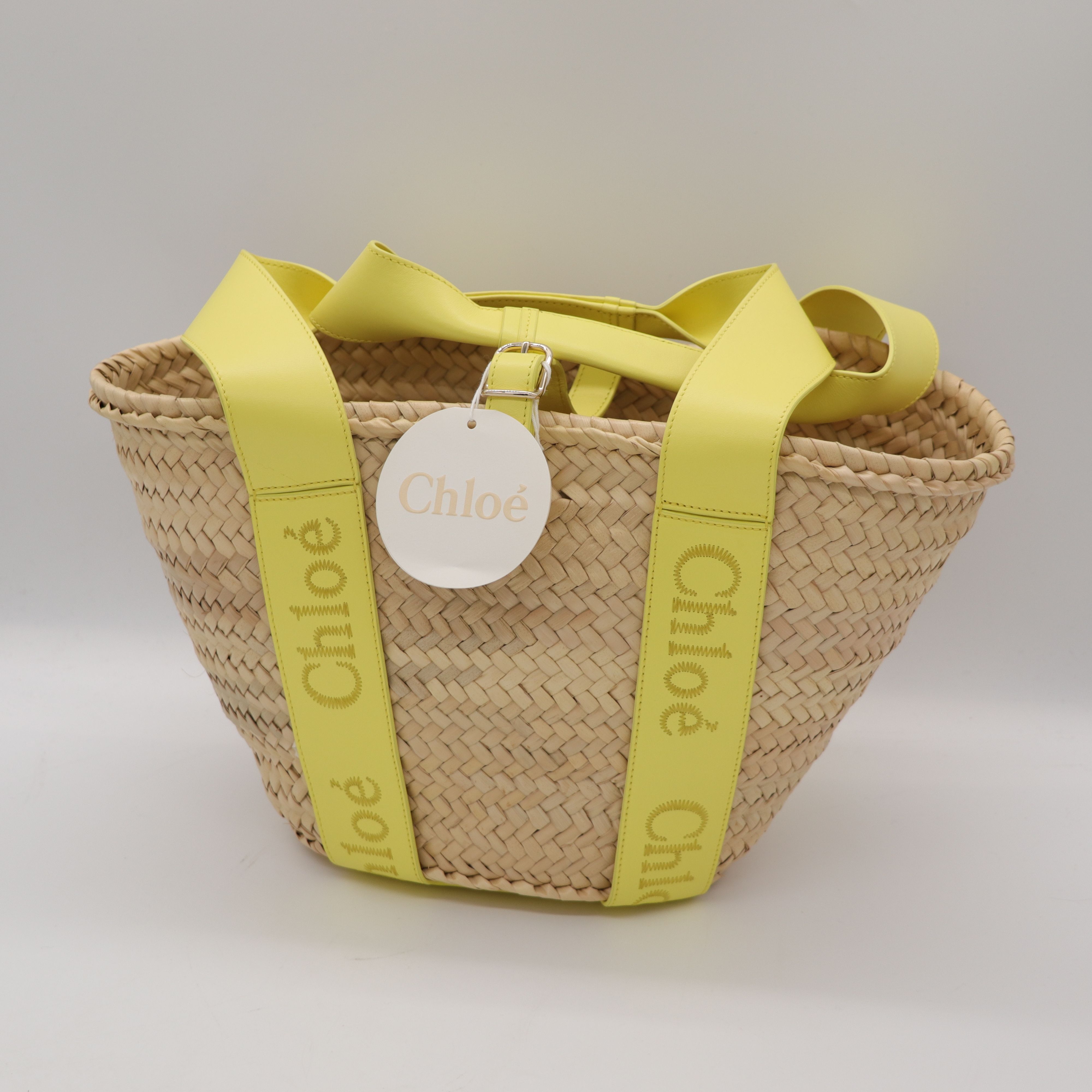 Chloé 蔻伊 Sense Basket 中號 草編包-1