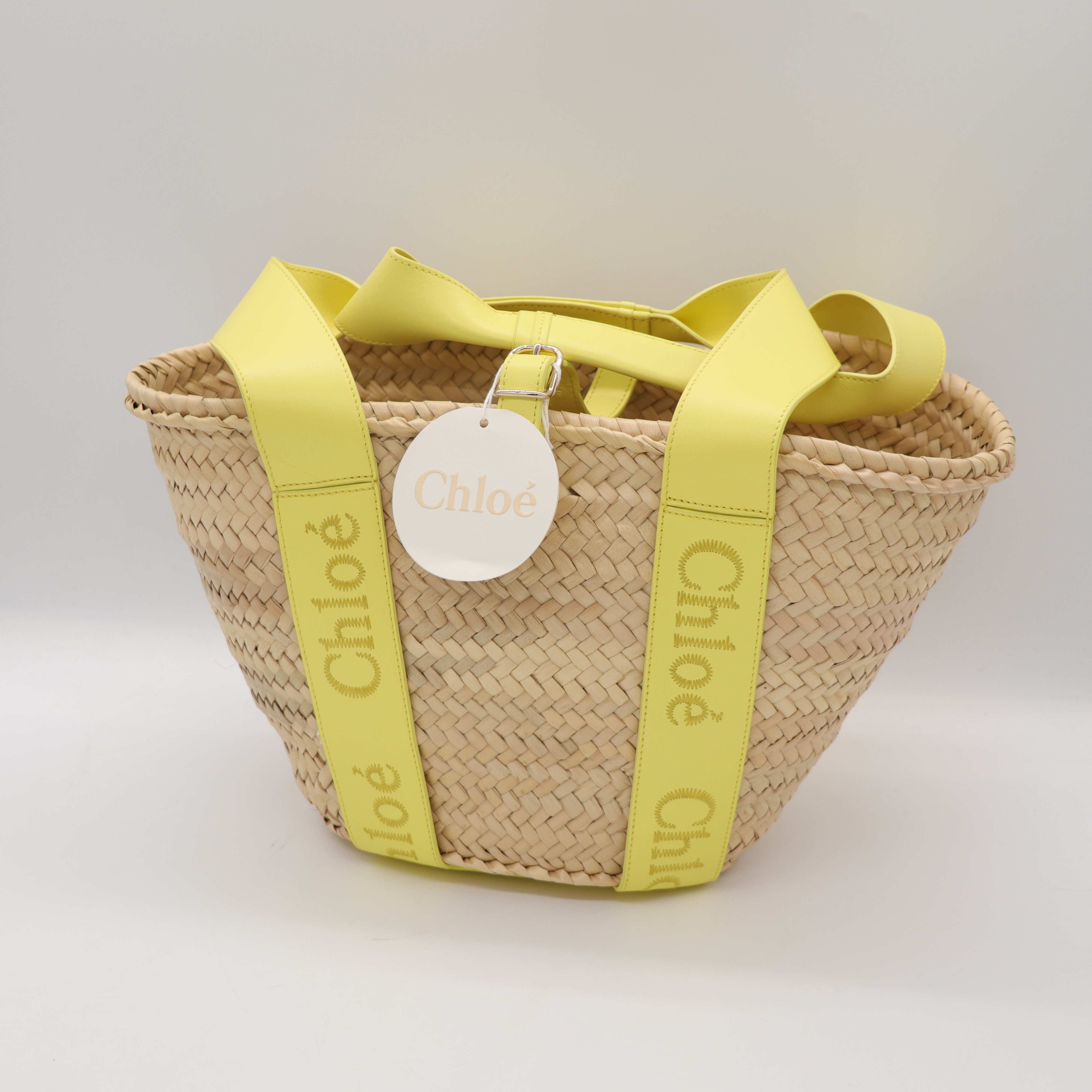Chloé 蔻伊 Sense Basket 中號 草編包-3