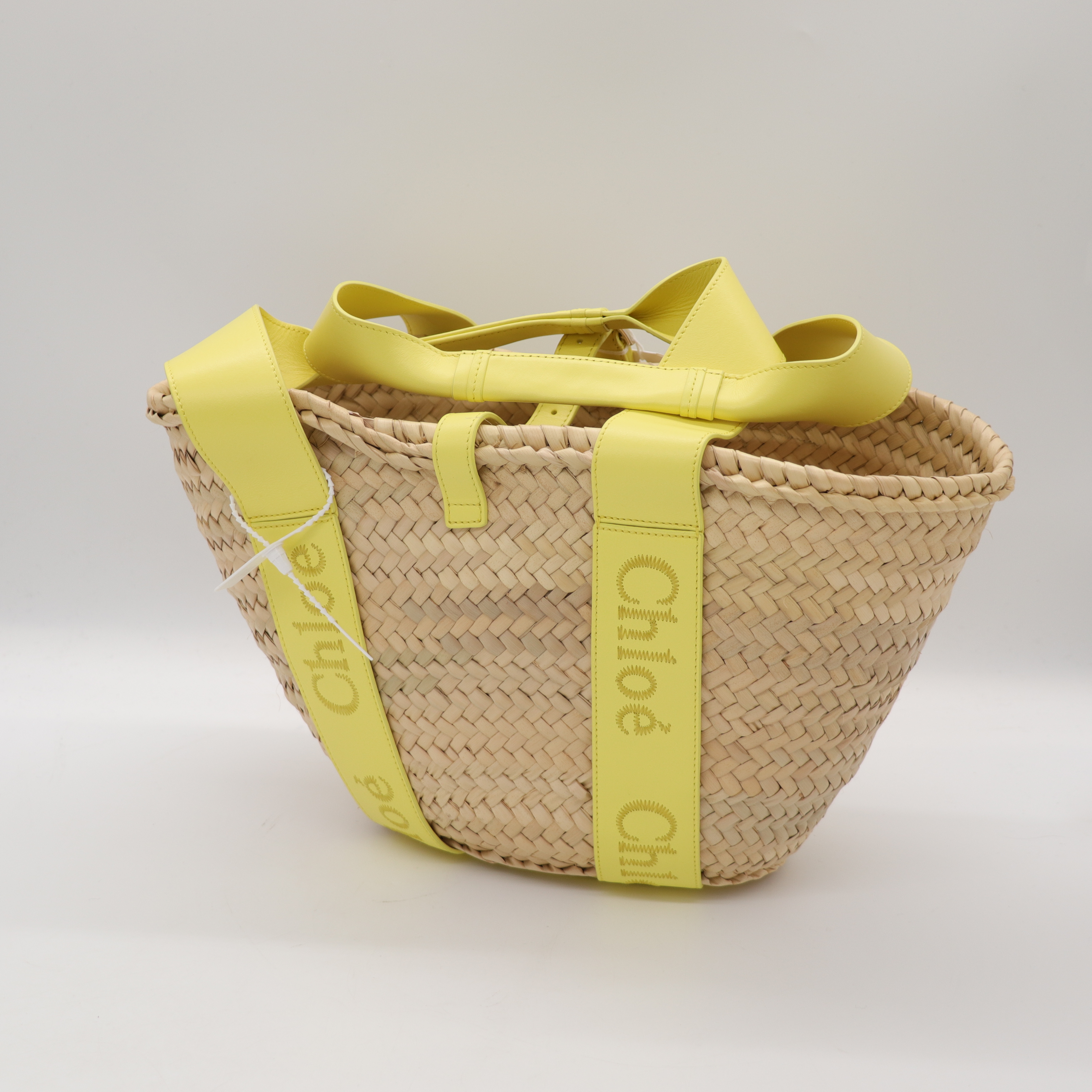 Chloé 蔻伊 Sense Basket 中號 草編包-4