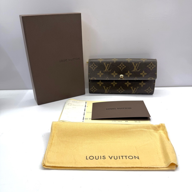 LOUIS VUITTON 路易威登 老花 PORTEFEUILLE SARAH LEOPARD 粉紅豹紋長夾 M60105-2