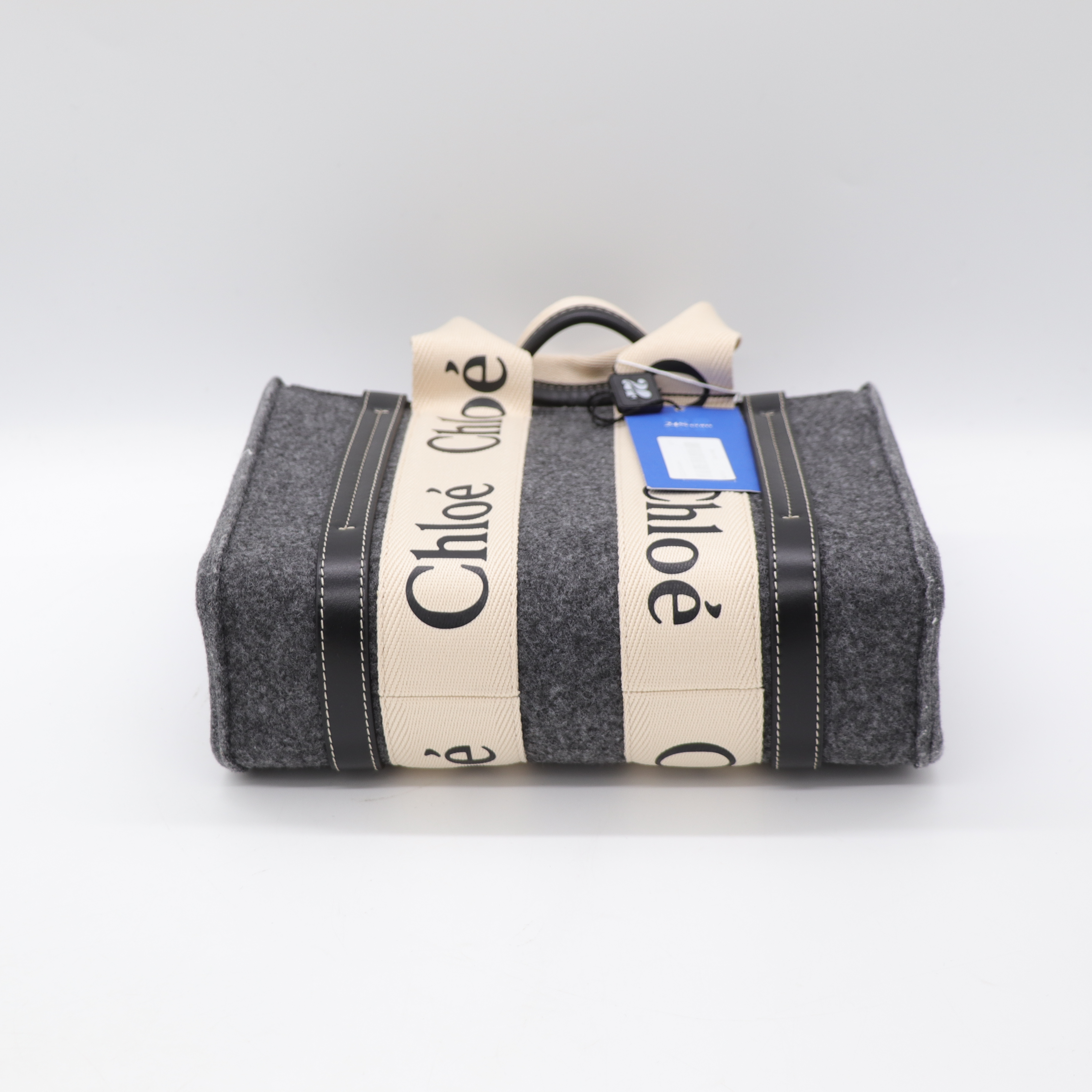 Chloé 蔻伊 Woody tote bag 小號 克什米爾 灰-7