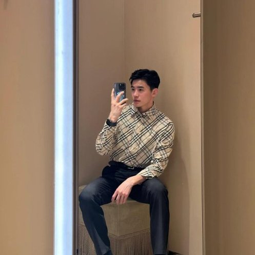 💎Han's house精品服飾💎Burberry 格紋 襯衫-1