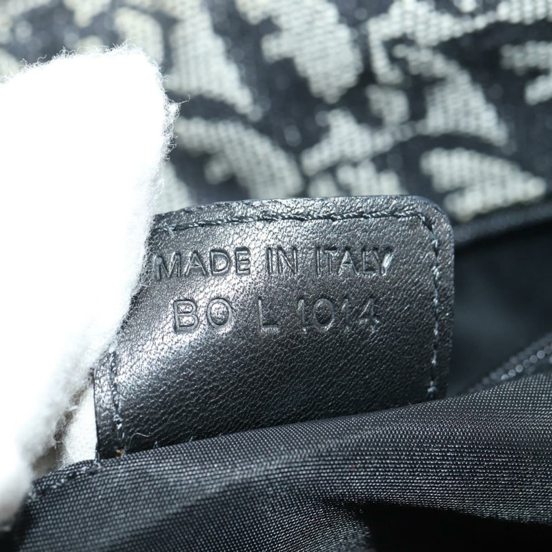 【日本直送】Christian Dior Trotter帆布肩背包 黑色銀色 正品 bs35297SAV-10