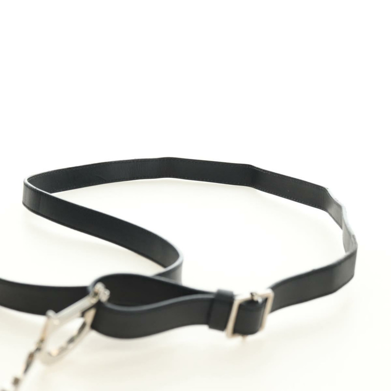 【日本直送】Christian Dior Trotter帆布肩背包 黑色銀色 正品 bs35297SAV-13