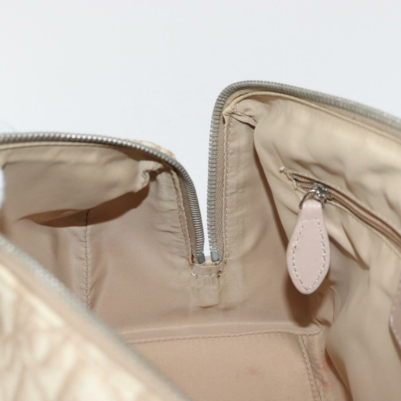 【日本直送】Christian Dior Trotter帆布浪漫手提包 PVC 米色銀色 正品 yk20375SAV-19
