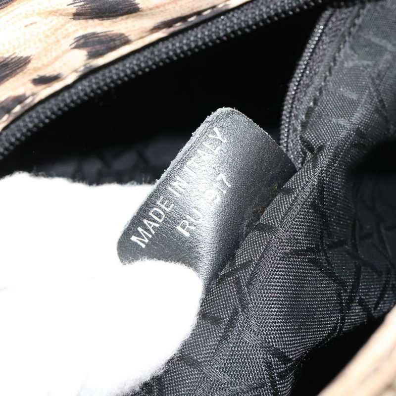 【日本直送】Christian Dior Canage Lady Dior 手提包 尼龍 米色 銀色 正品 182018V-10