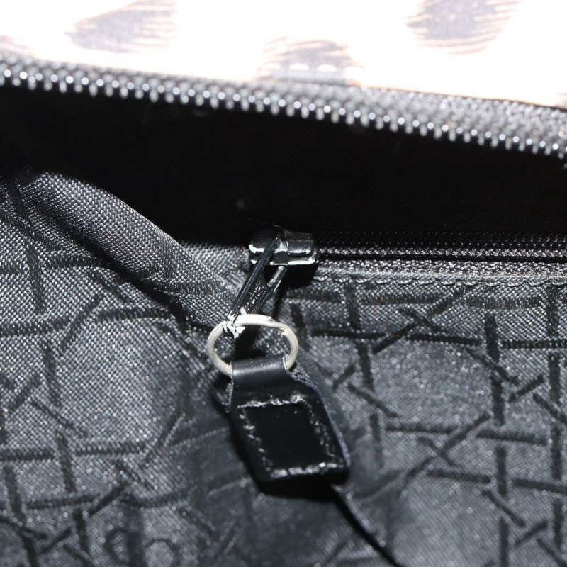 【日本直送】Christian Dior Canage Lady Dior 手提包 尼龍 米色 銀色 正品 182018V-21