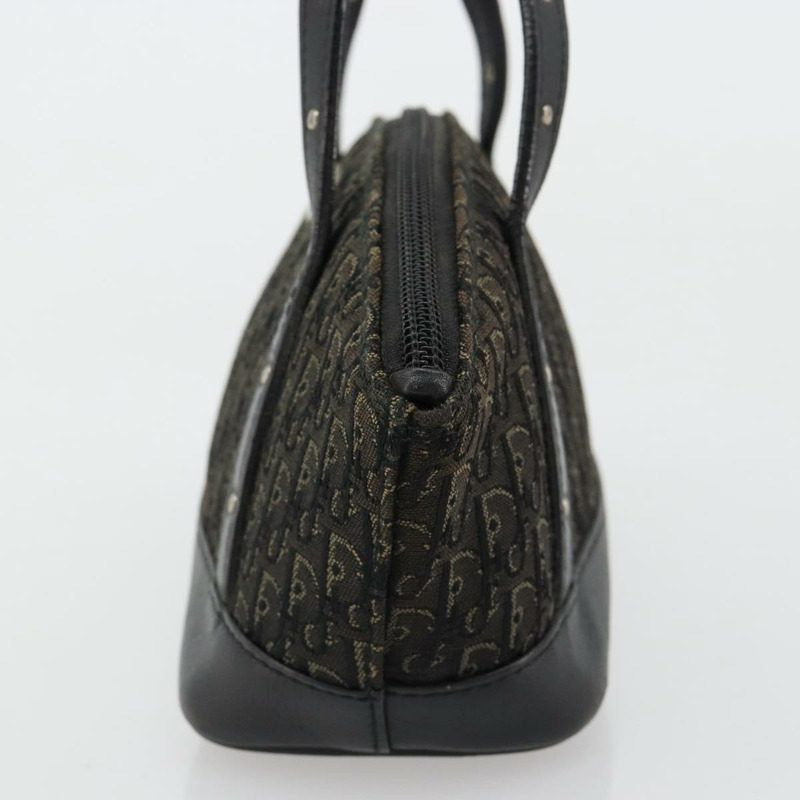 【日本直送】Christian Dior Street Chic Mini Trotter帆布包 棕色 銀色 正品 182435A-2