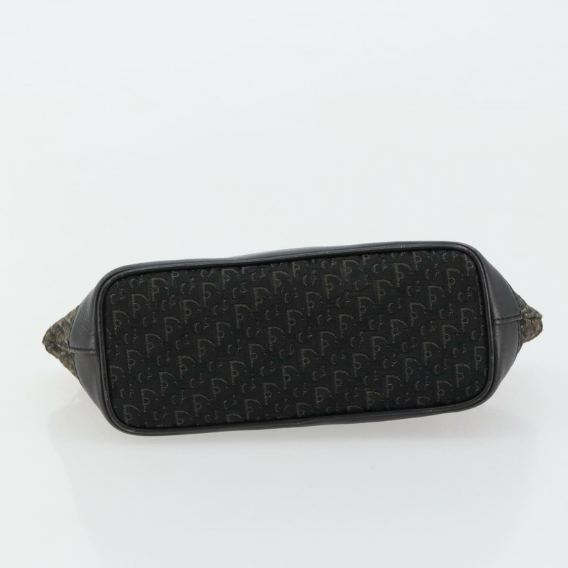 【日本直送】Christian Dior Street Chic Mini Trotter帆布包 棕色 銀色 正品 182435A-4